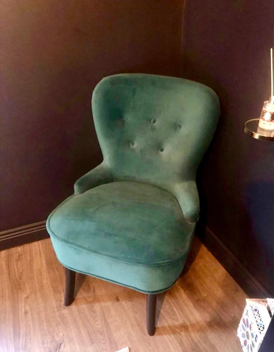 Velvet chair - Image 1