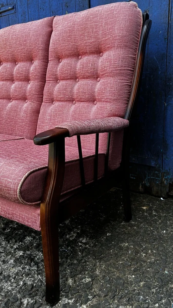 Vintage 2 Seater Settee - Image 4