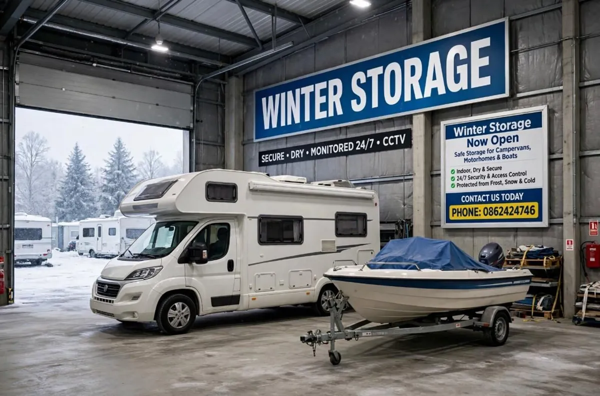 Indoor winter storage for boats and campervans - Image 1