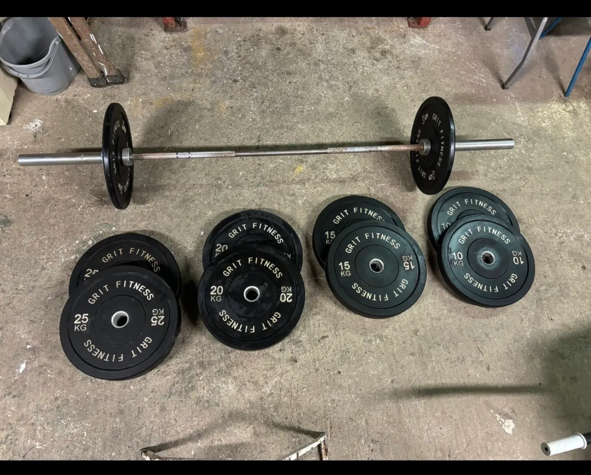 Olympic barbell and weights