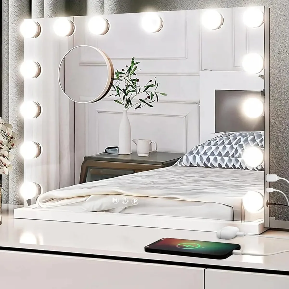 Hollywood Mirror | Vanity Mirror with 14 Dimmable - Image 1