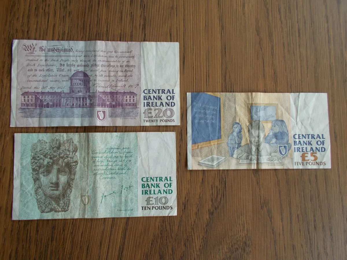Three Old Irish Banknotes - Image 2