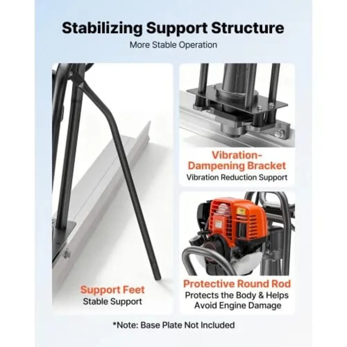 Concrete Power Screed Gas-Powered Leveling Machine - Image 3