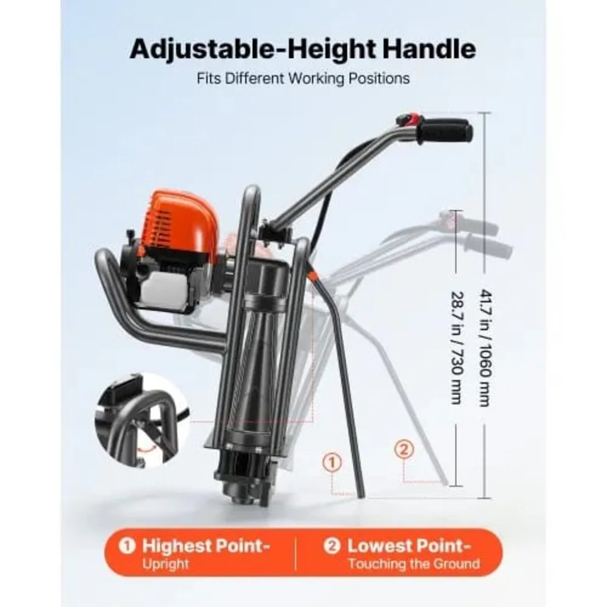 Concrete Power Screed Gas-Powered Leveling Machine - Image 4