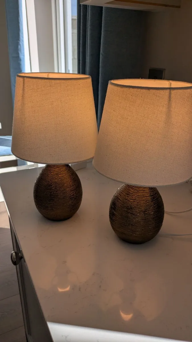 Pair of Home Store + More "Romee" Table Lamps - Image 4