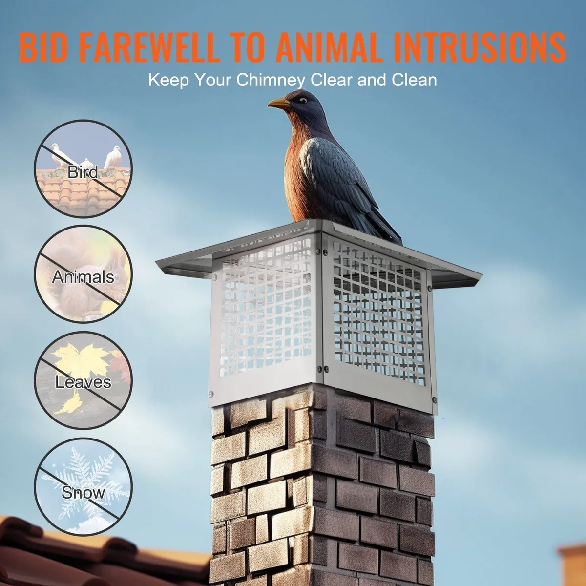 304 Stainless Steel Chimney Cap 304.8 x 304.8mm - Image 4