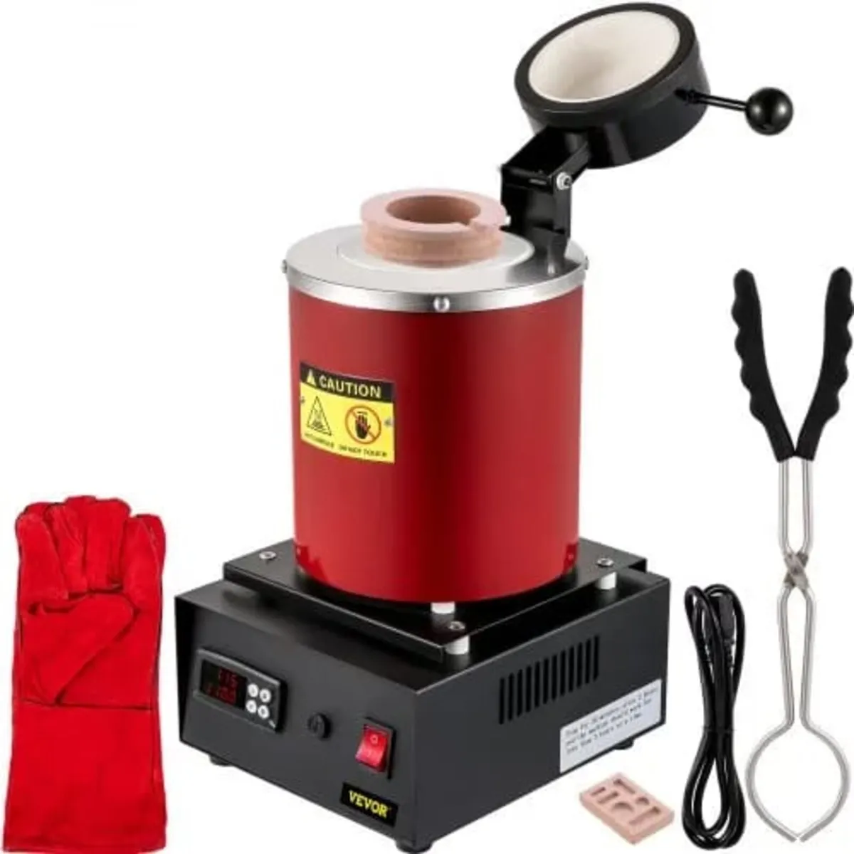 Gold Melting Furnace, 1350W, 1150 ℃ Max Temperatur - Image 1