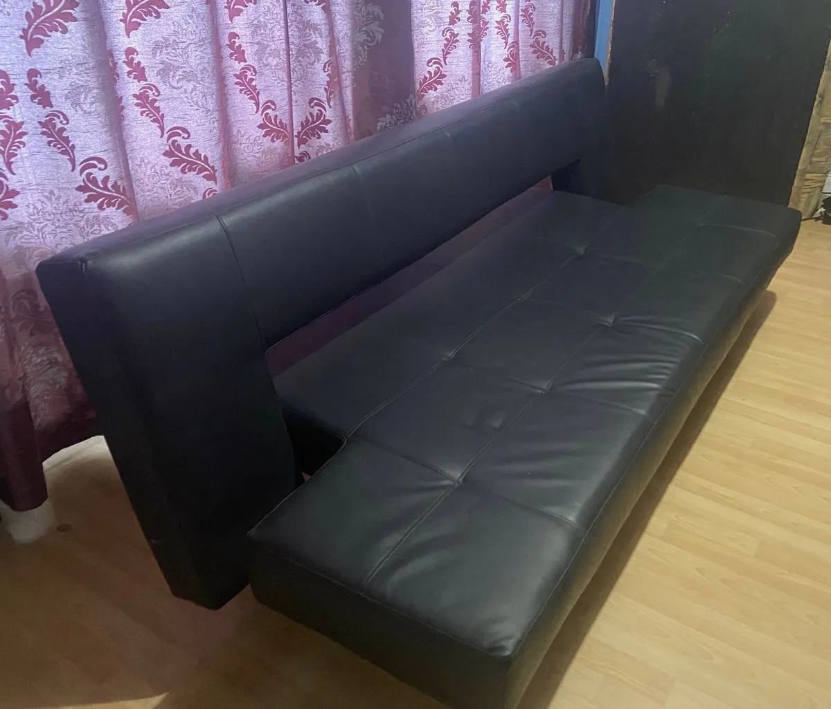Black Sofa Bed - Image 2