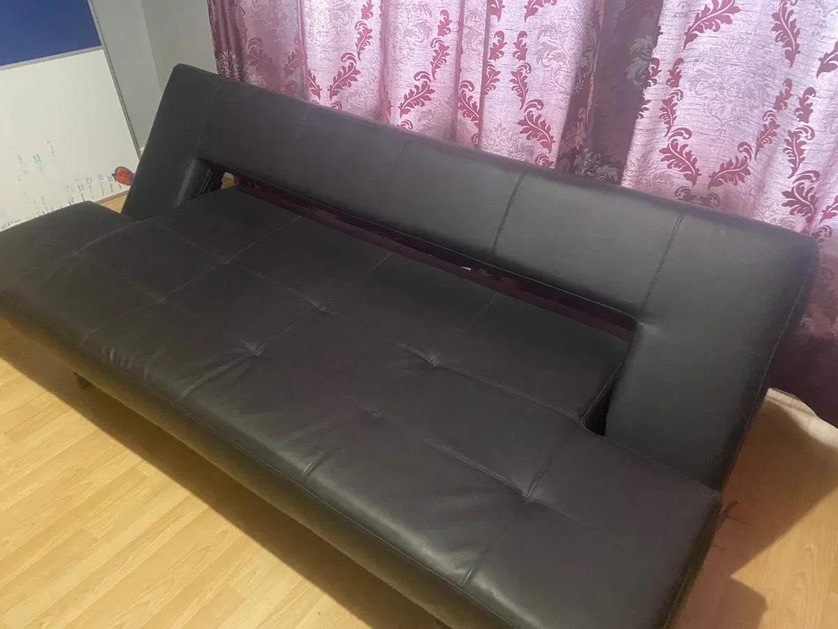 Black Sofa Bed - Image 3