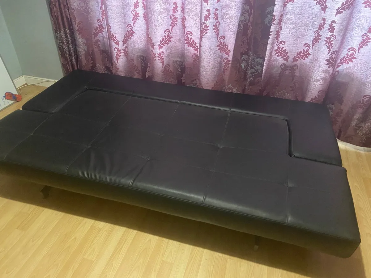 Black Sofa Bed - Image 4