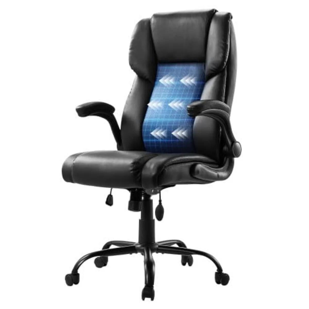 Executive Chair, High Back Office Chair with Flip- - Image 1