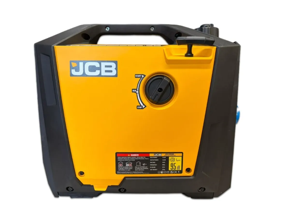 NEW JCB 3500W Petrol Inverter Generator - Image 4