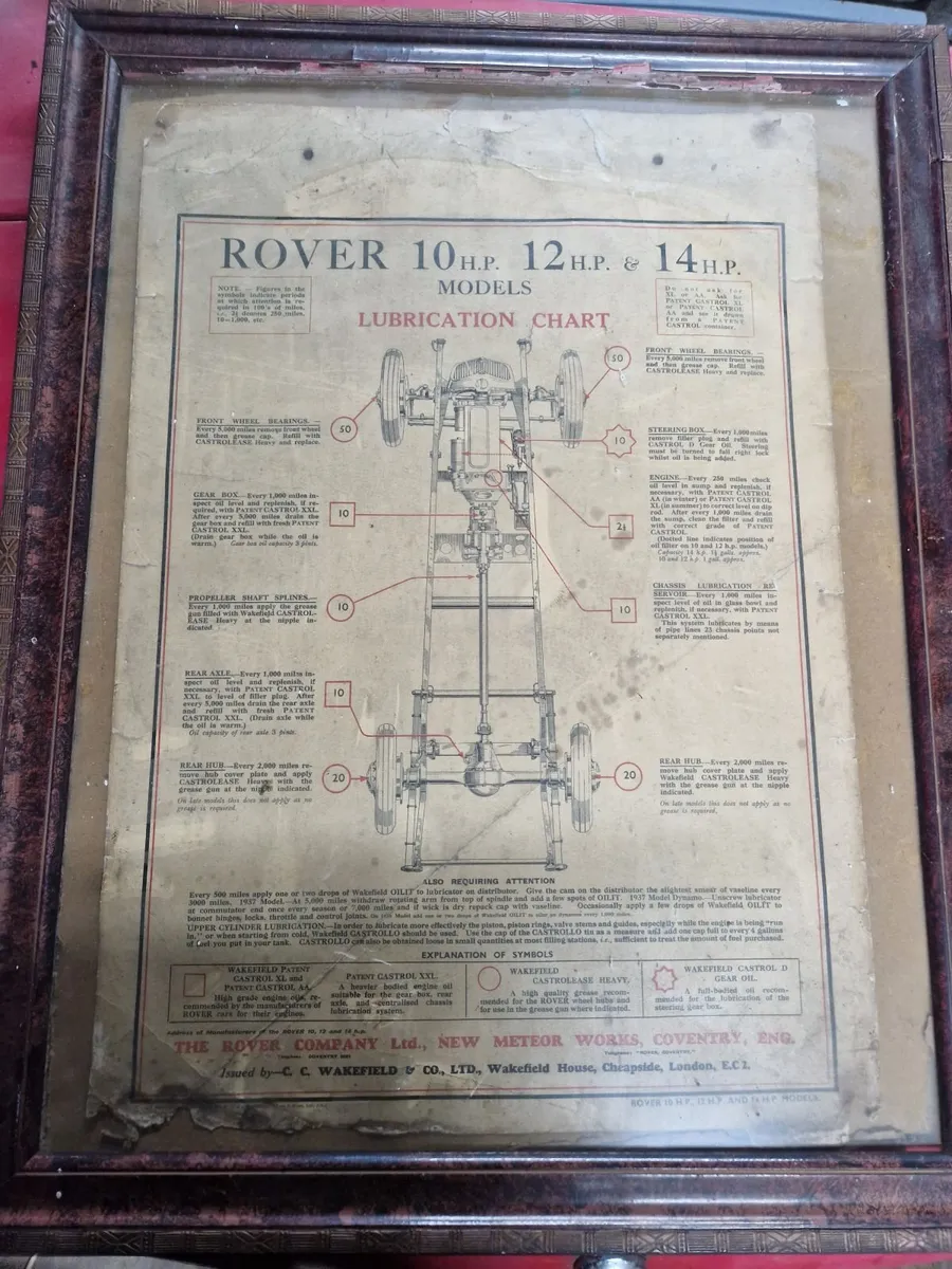 Vintage   car poster - Image 1