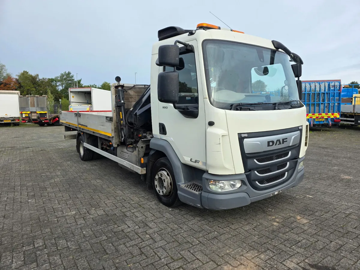 2021 DAF LF 180 12 TON with 18ft dropside body - Image 1