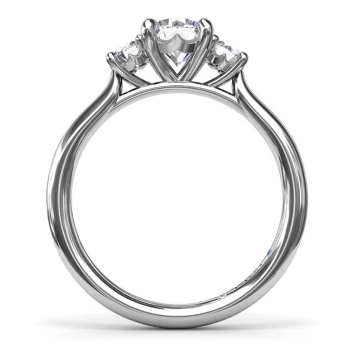 14K White Gold Diamond Engagement Ring 1.05ct  IGI Certified - Image 1