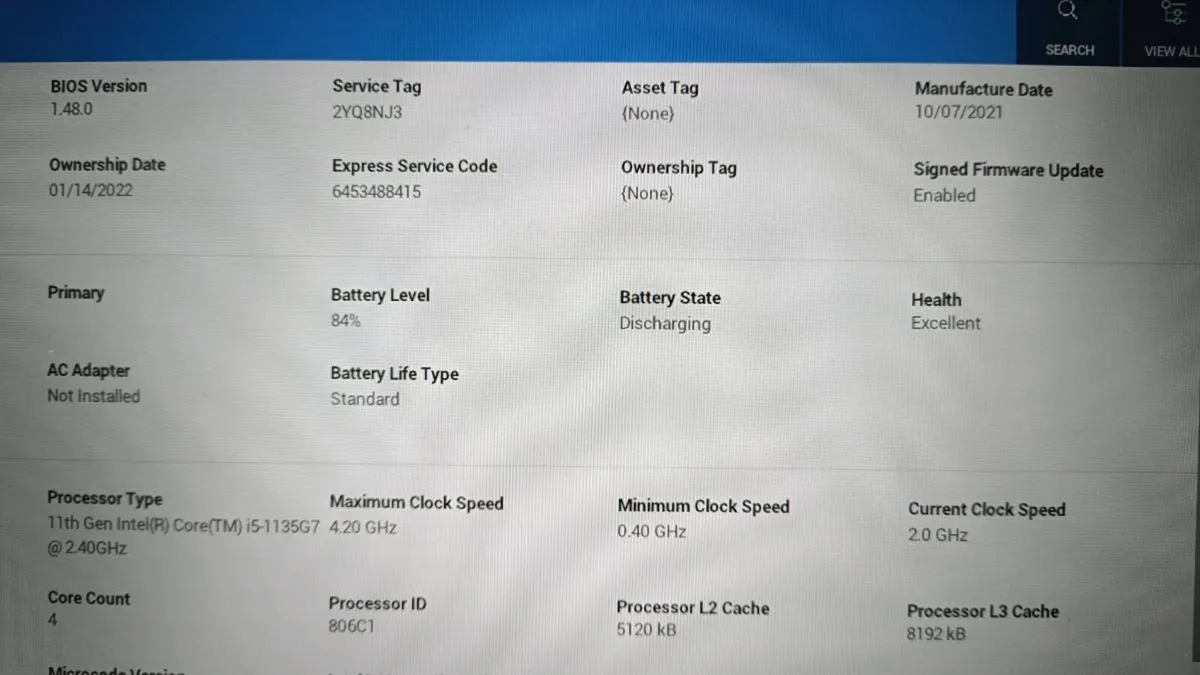 Dell Vostro 3500, 16Gb Ram, i5 11th, 15.6" Screen - Image 2