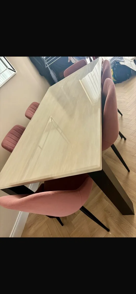 Bespoke Stone top Dining table - Image 4