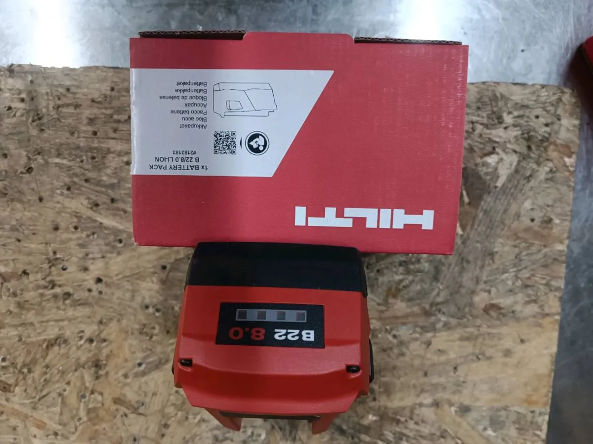 Hilti b22 8 ah batteries. Brand new