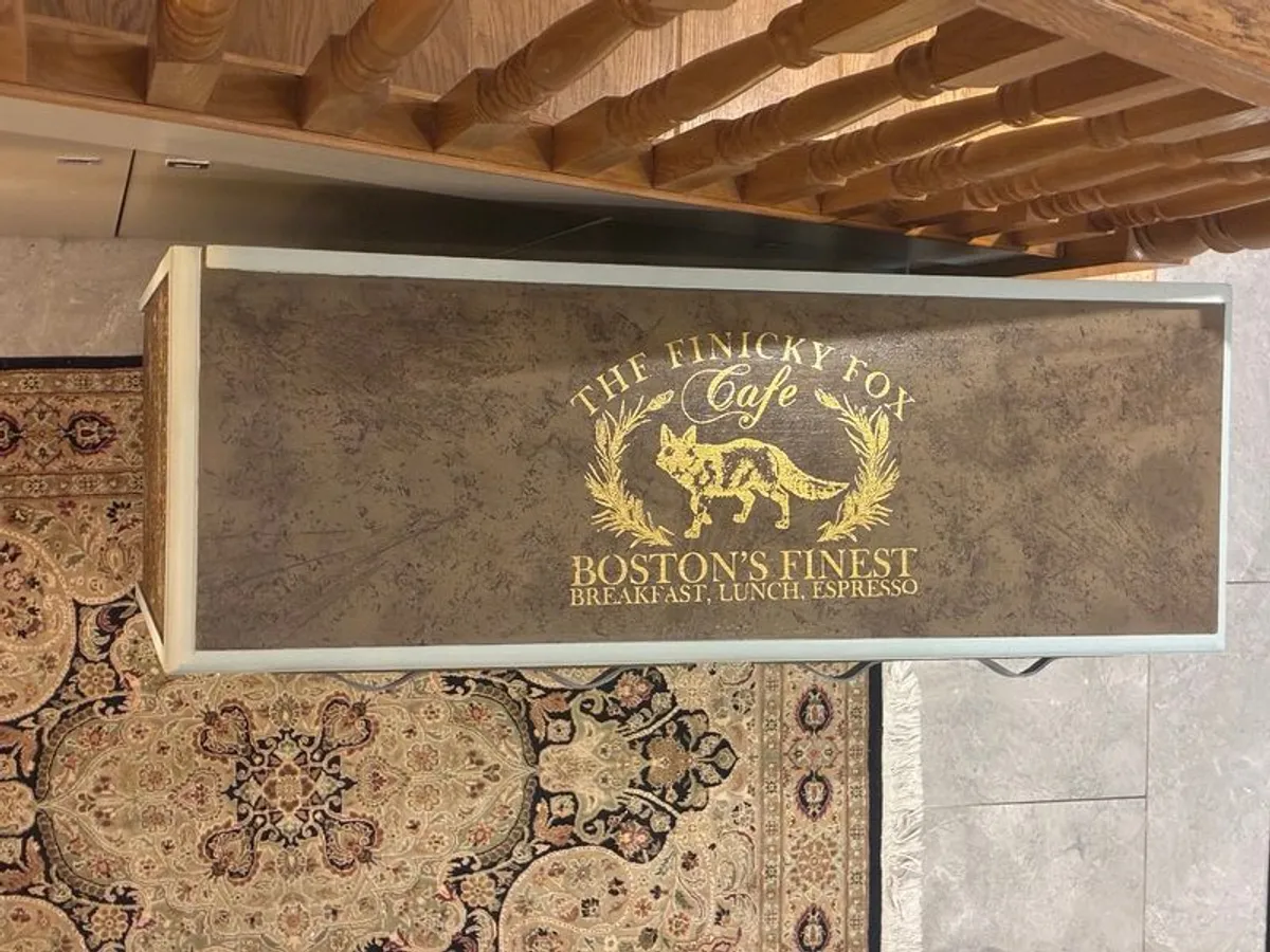 Upcycled Solid Wood Sideboard - The Finicky Fox Cafe design - Image 2