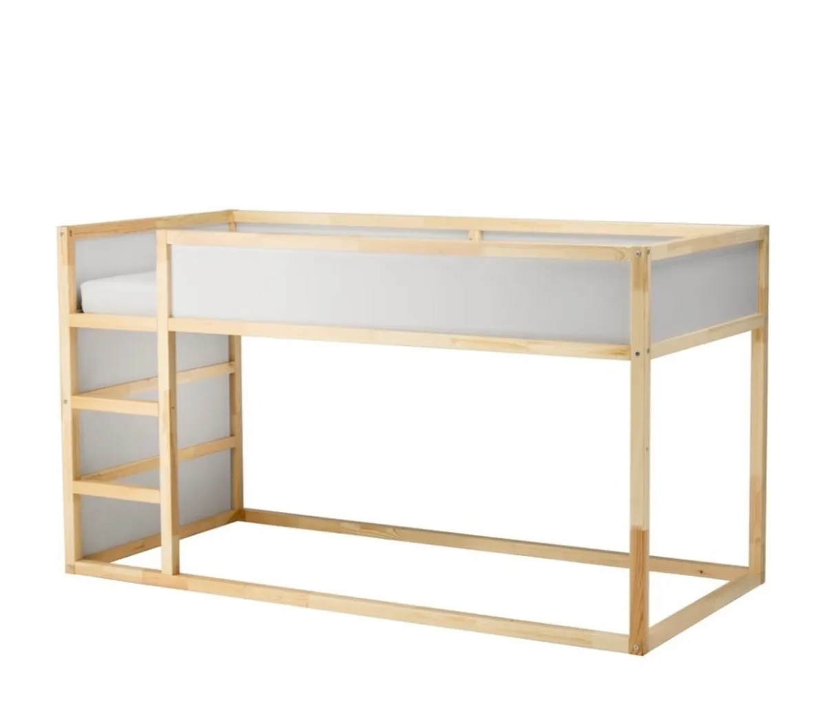 Kids Reversible Loft Bed with Mattress - Image 1