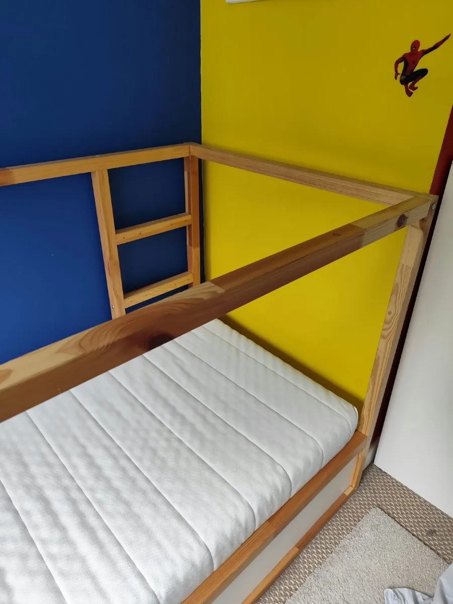 Kids Reversible Loft Bed with Mattress - Image 3
