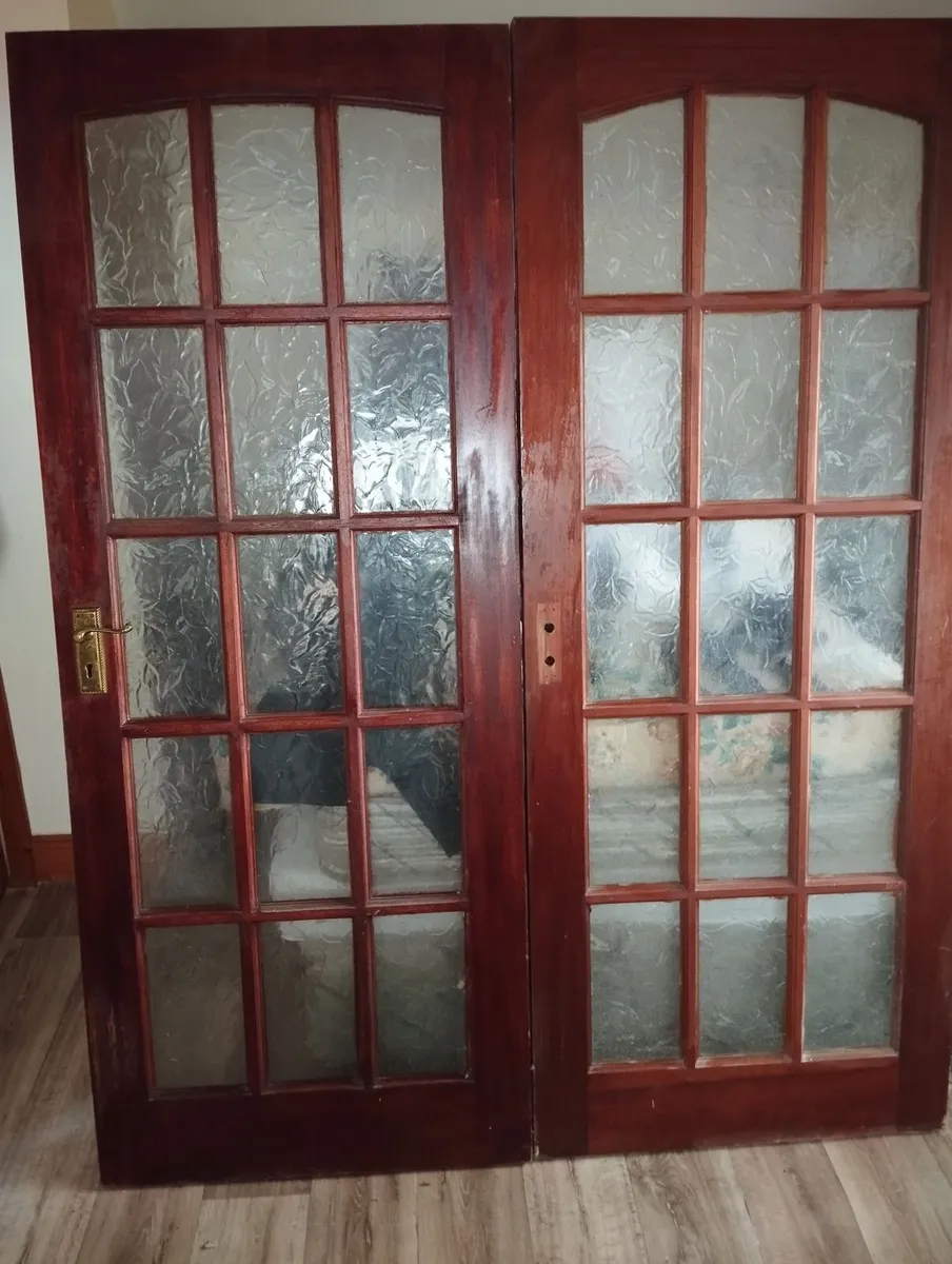 Teak door  32 x 80 inch - Image 1