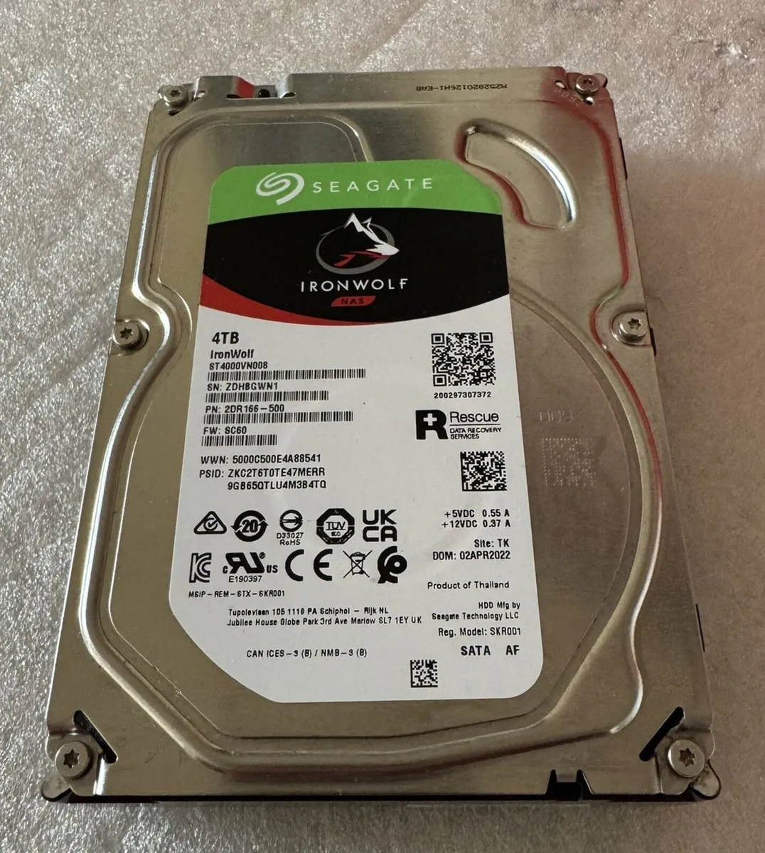 Seagate IronWolf 4TB SATA 3.5" - Image 1