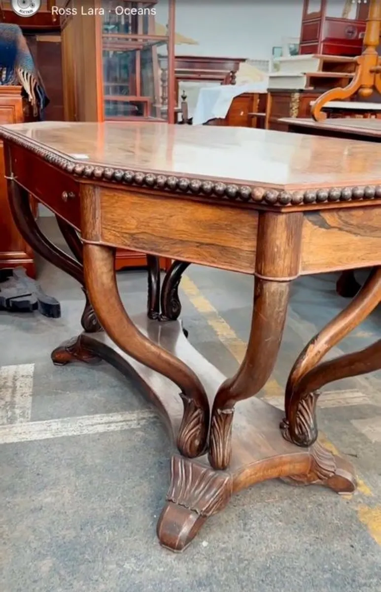 High value Georgian Rosewood Table (rare) - Image 1