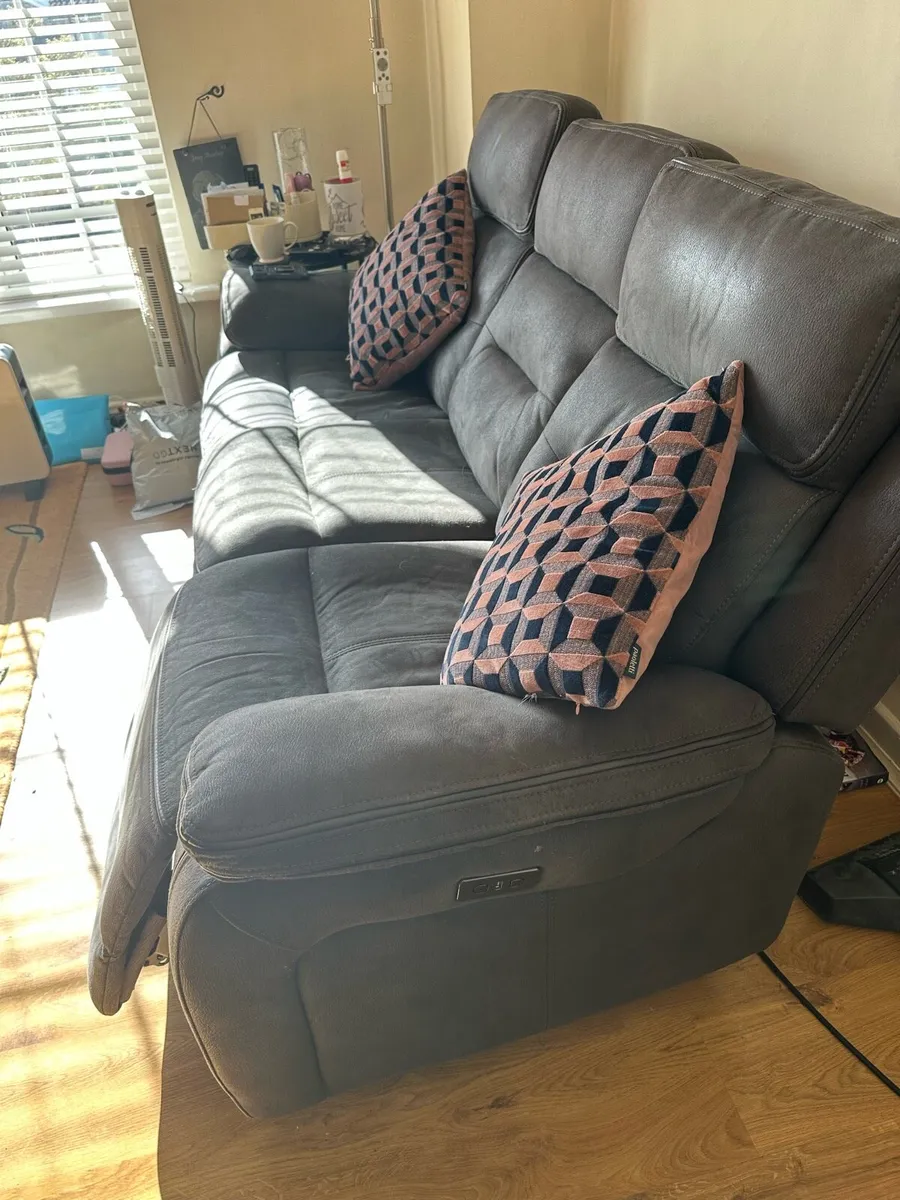 Reclining Sofa Set - Electric - Image 2