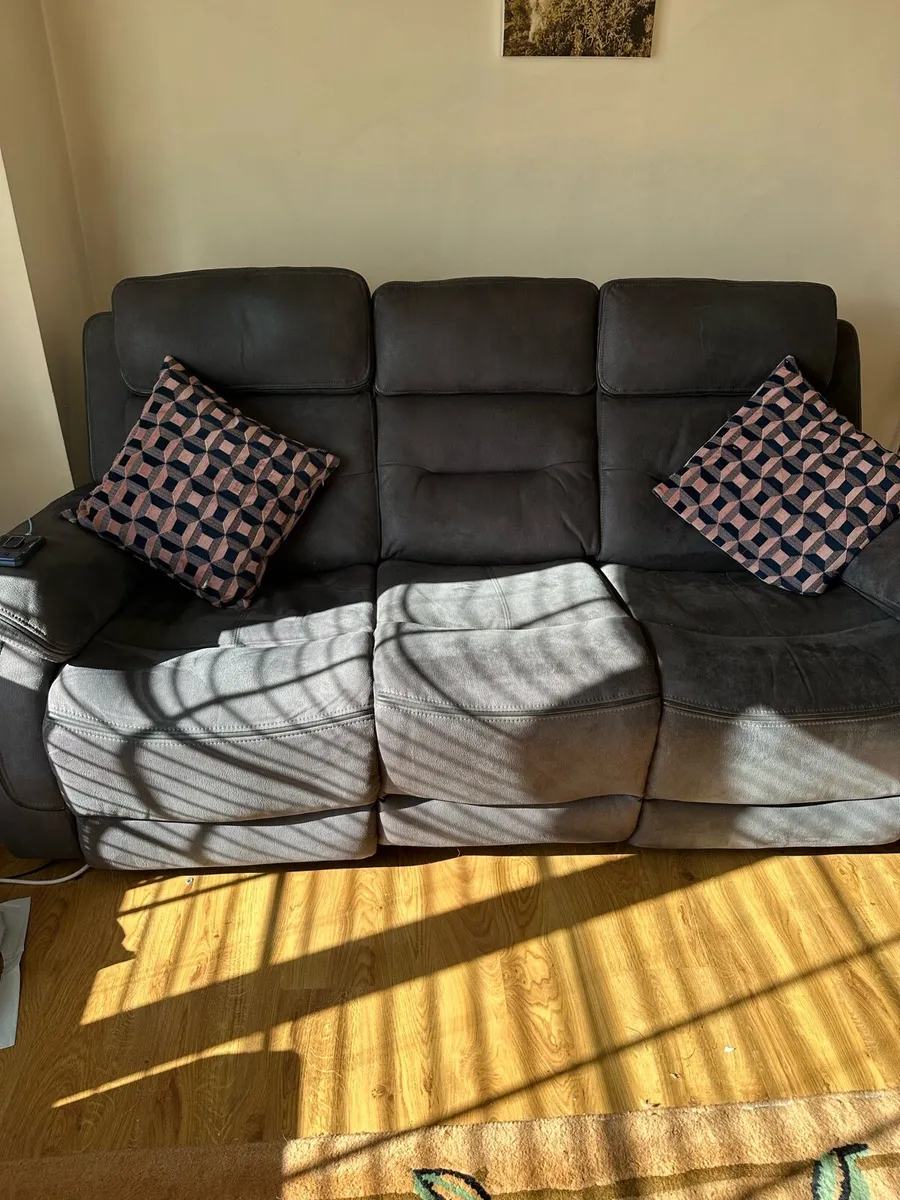 Reclining Sofa Set - Electric - Image 1