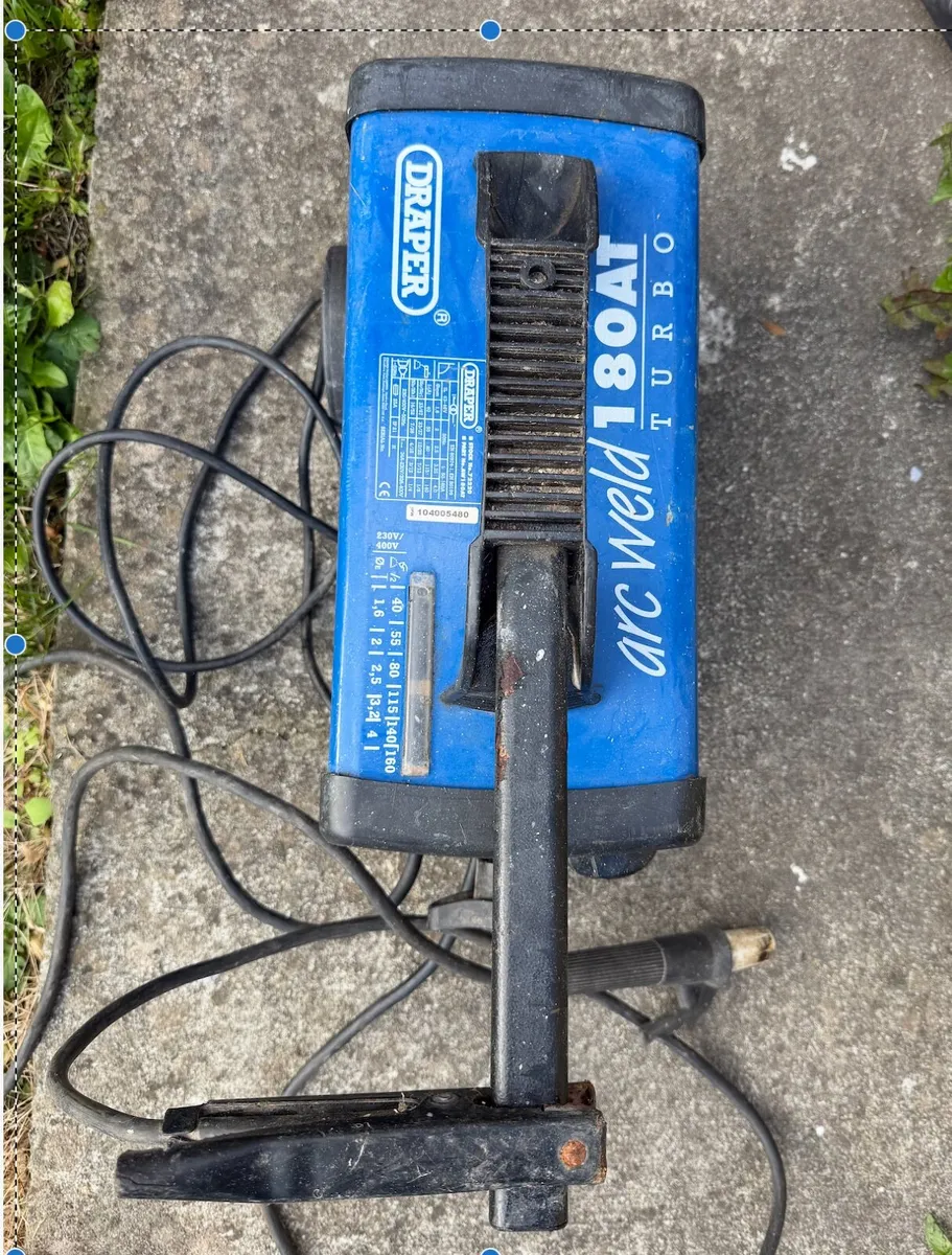 Draper 180AT Turbo Arc Welder – 180 Amp - Image 1