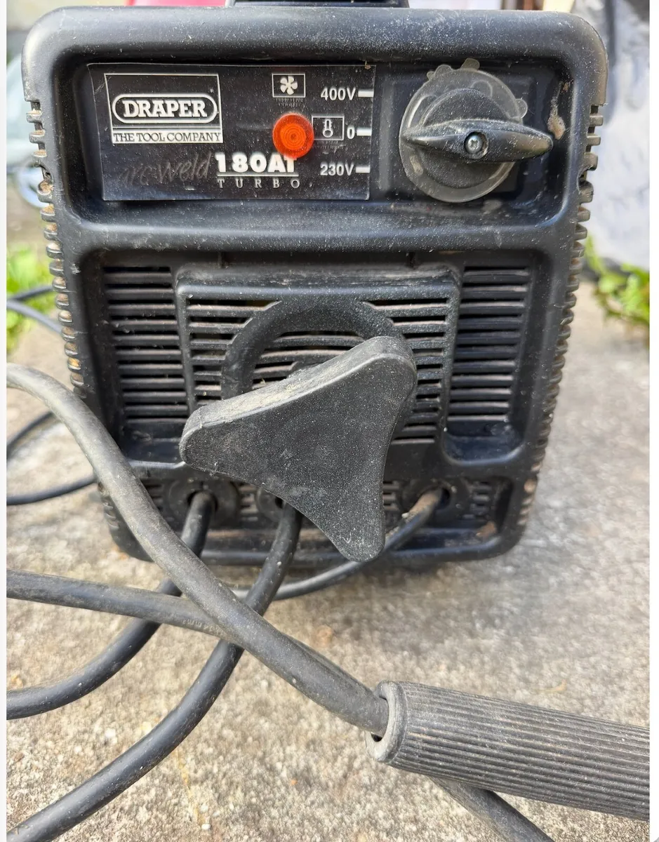 Draper 180AT Turbo Arc Welder – 180 Amp - Image 2