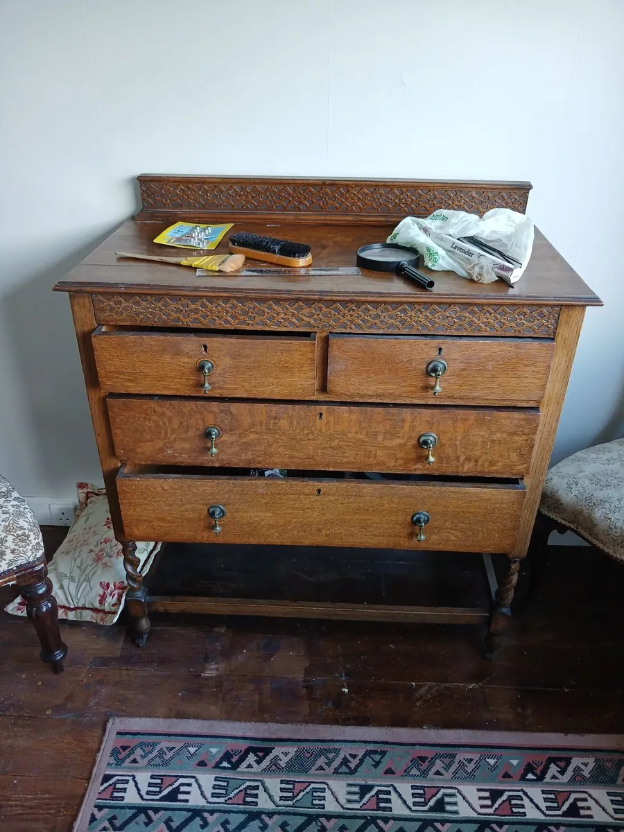Oak bedroom suit - Image 3