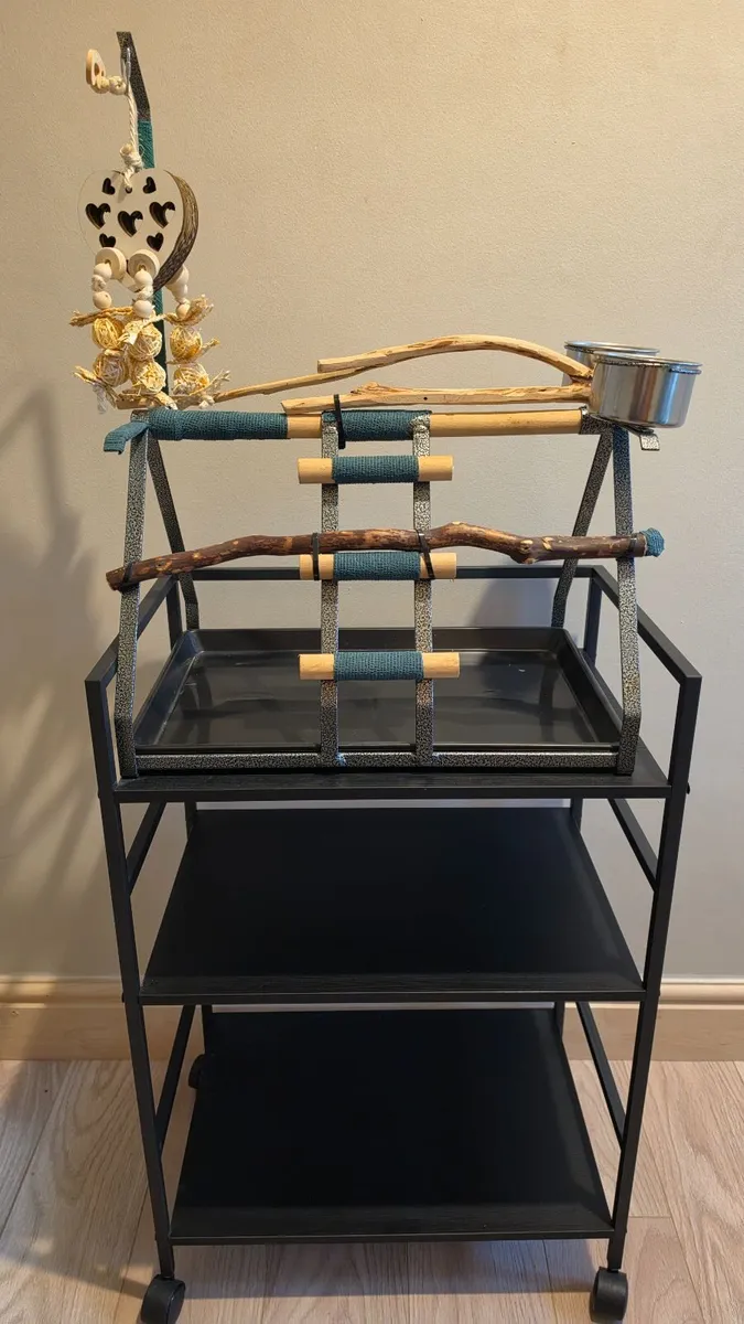 Bird Playstand & Trolley - Image 1