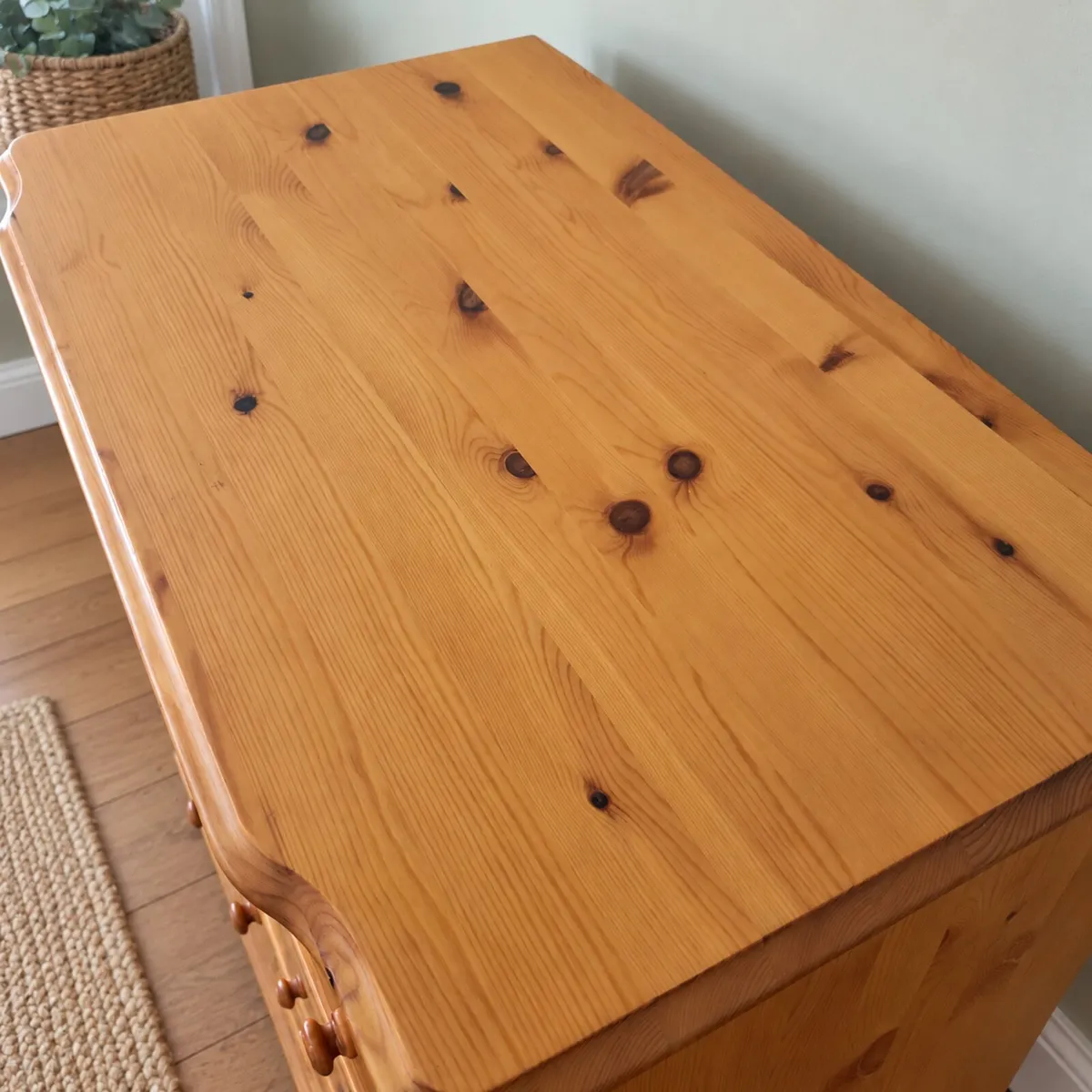 Solid Pine Chest of Drawers - Image 2