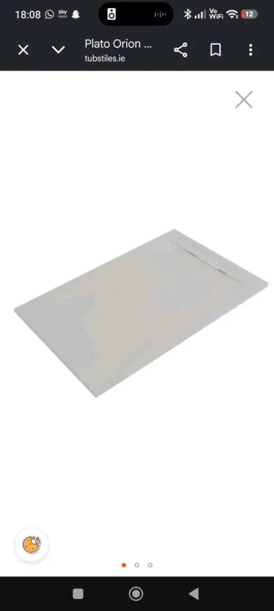 Stone effect shower tray - Image 4