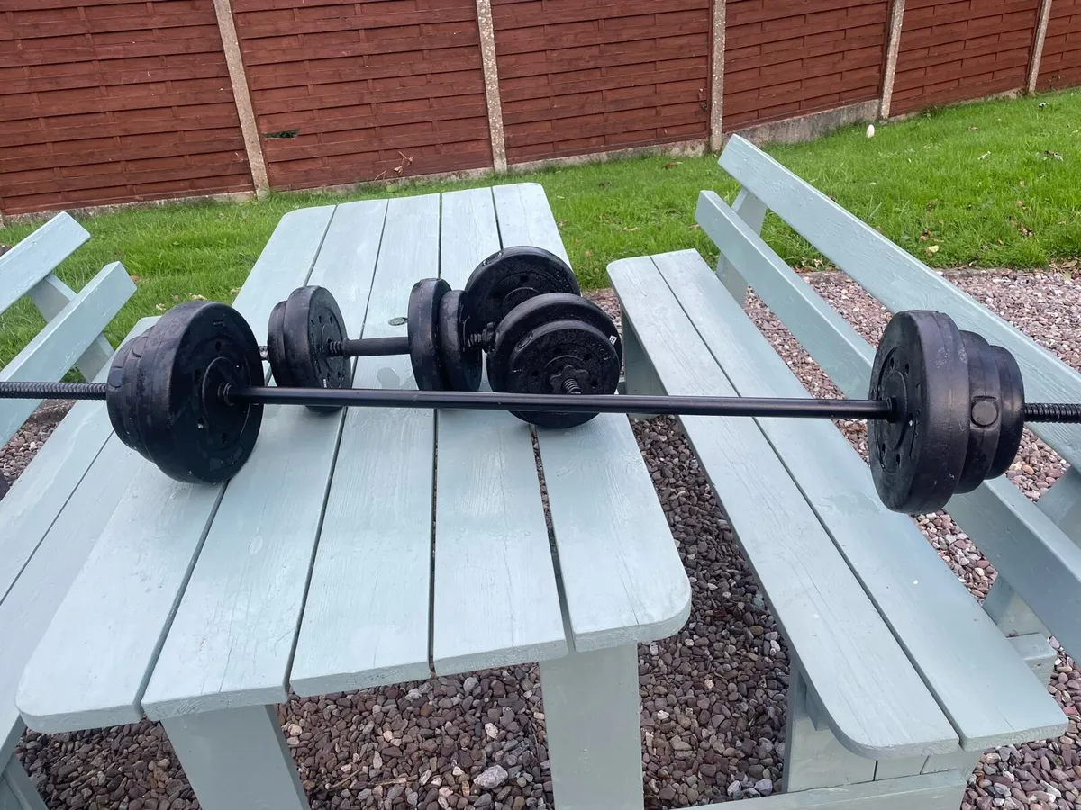 Set of gym weights - Image 1