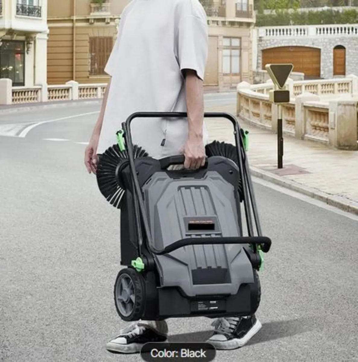 Walk-behind Hand Push Floor Sweeper,65cm Sweeping - Image 4