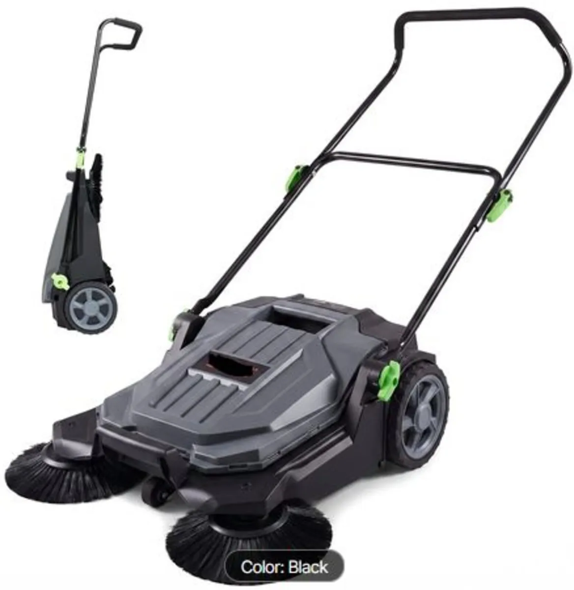 Walk-behind Hand Push Floor Sweeper,65cm Sweeping - Image 1