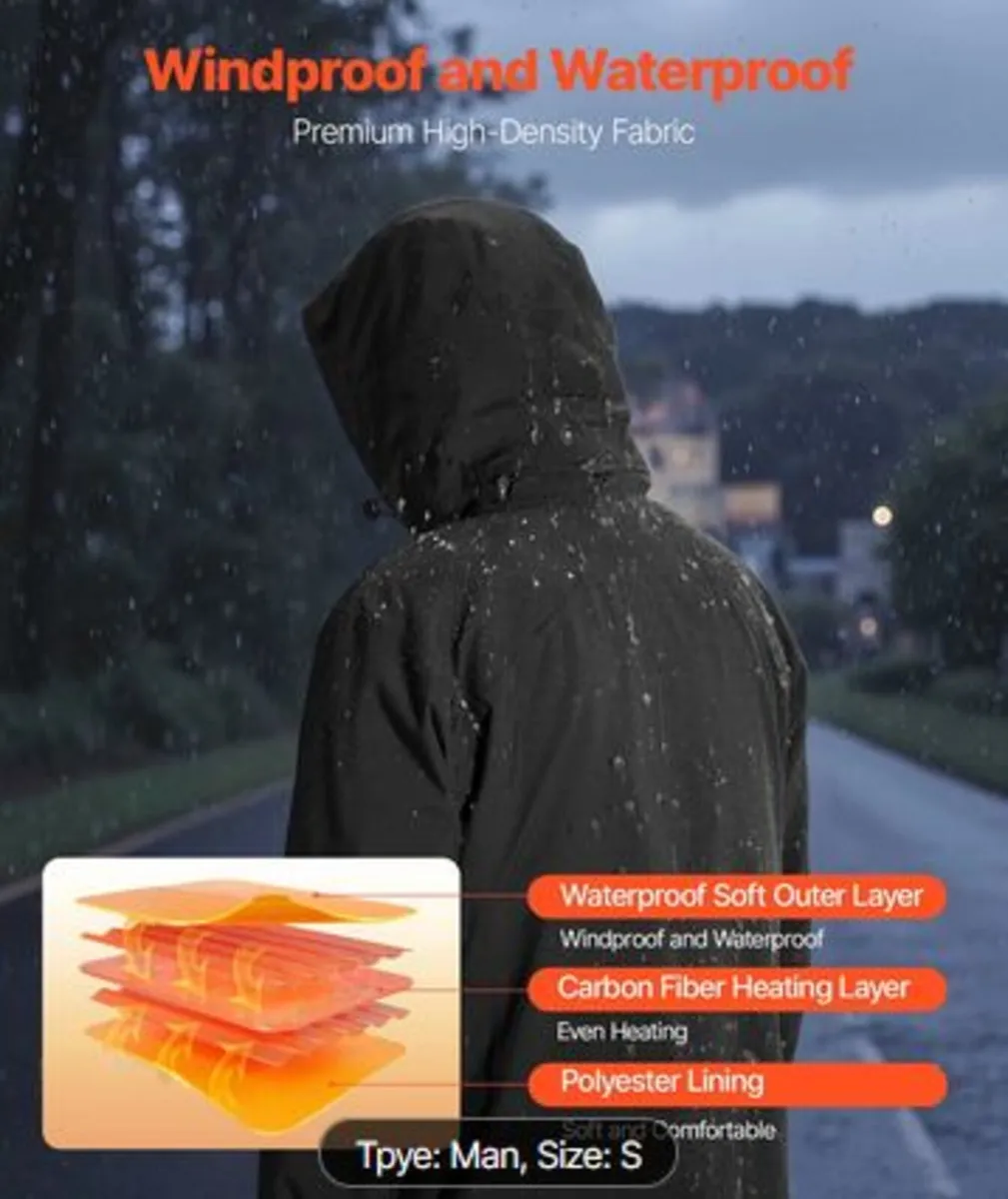 Heated Jacket for Women with 7.4V Battery,Soft - Image 3