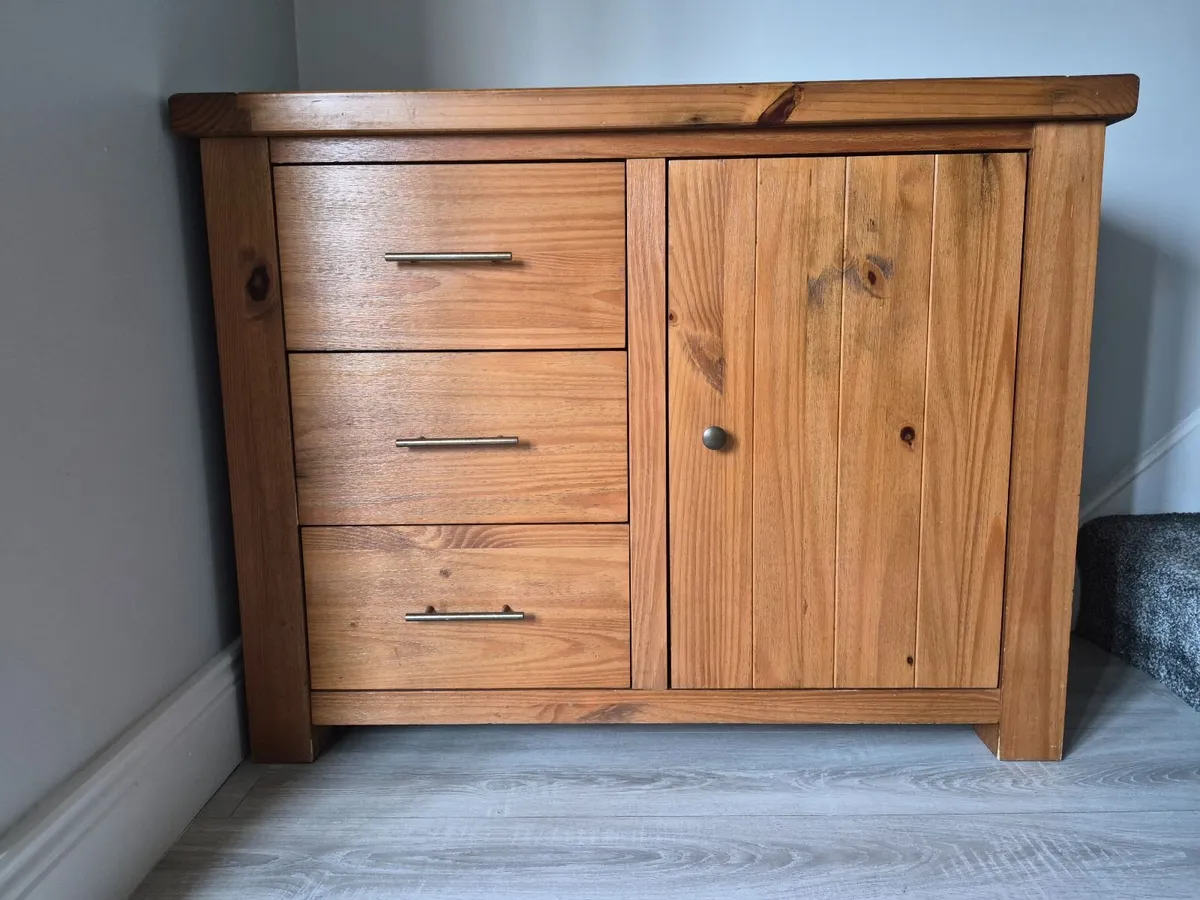 Solid oak sideboard