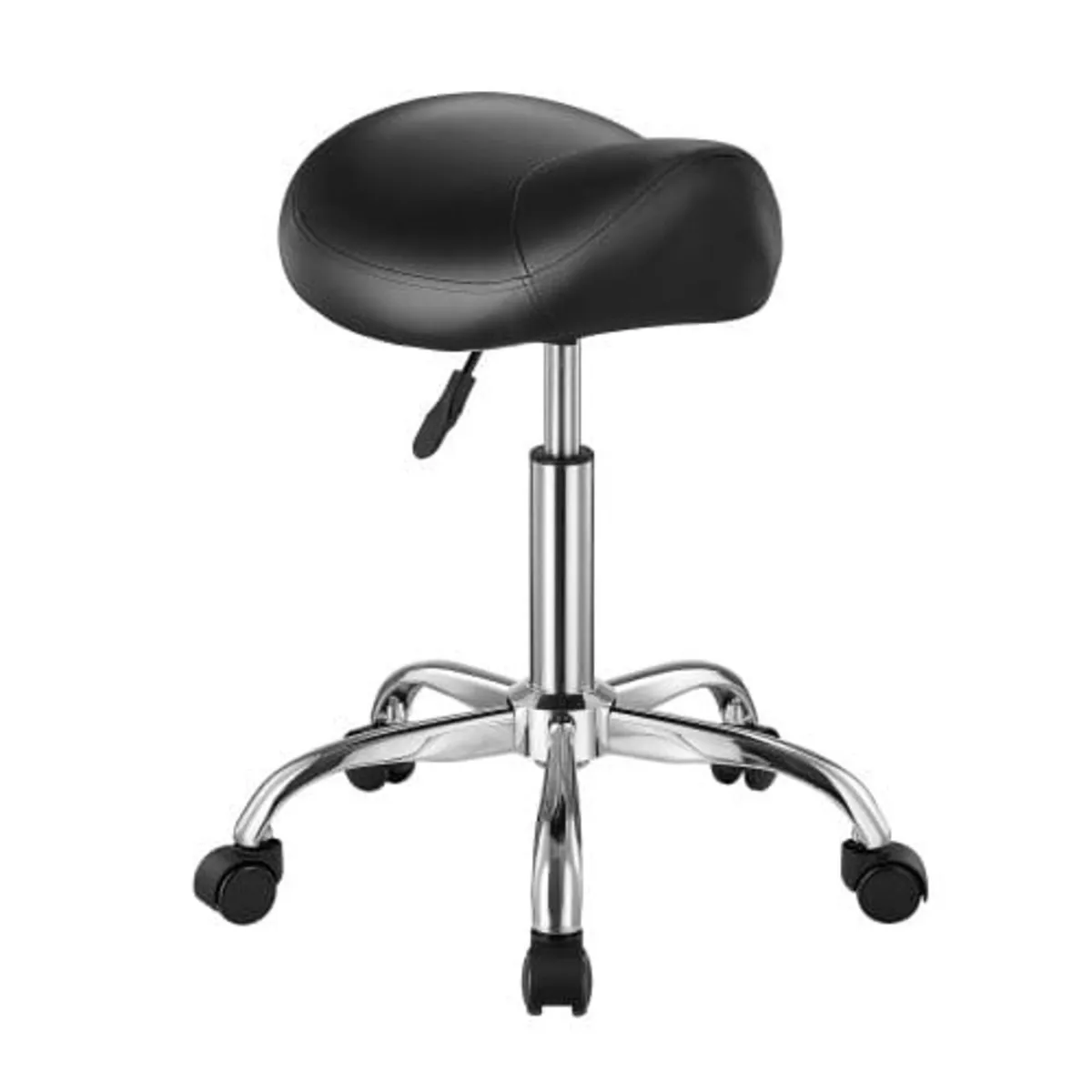 Saddle Stool with Wheels, 450 LBS Weight Capacity - Image 1