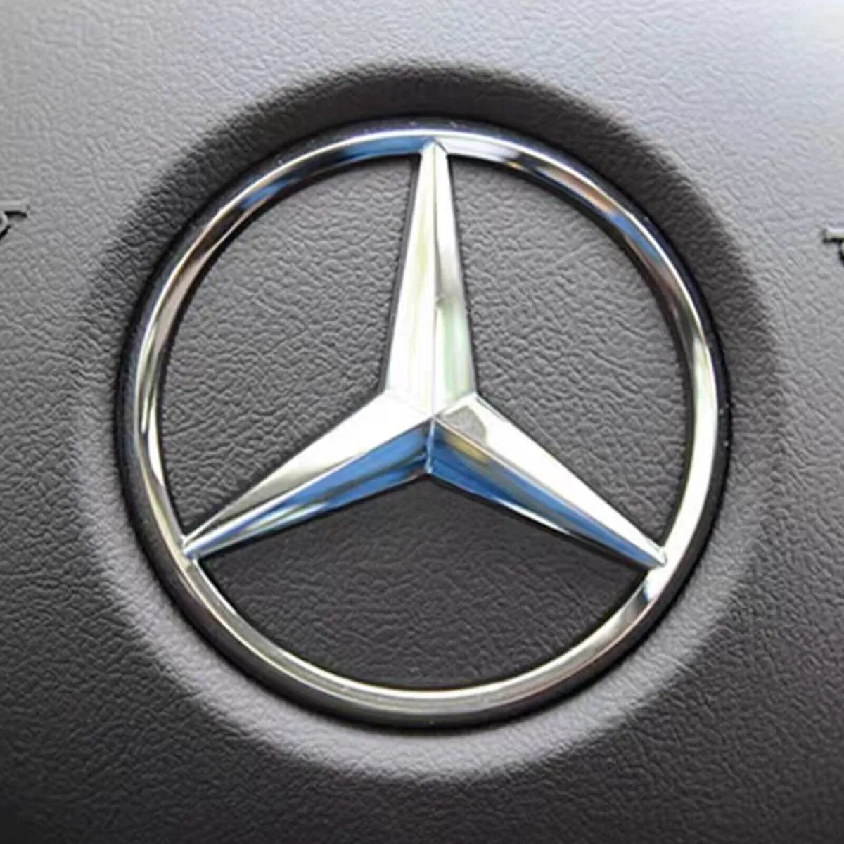 Mercedes Steering wheel emblem - FREE POST - Image 1