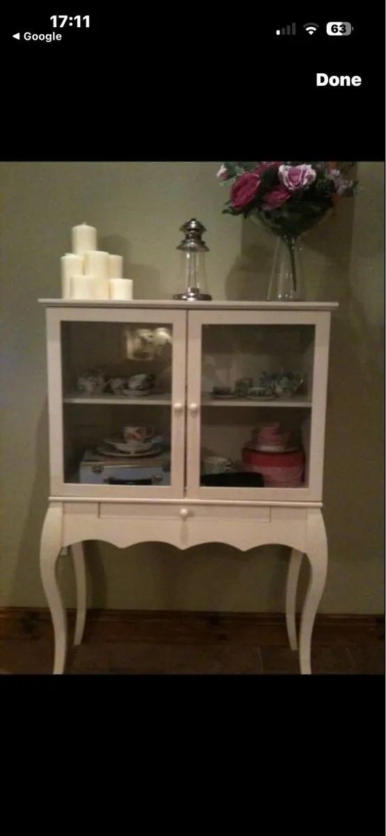 Glass display cabinet country style - Image 1