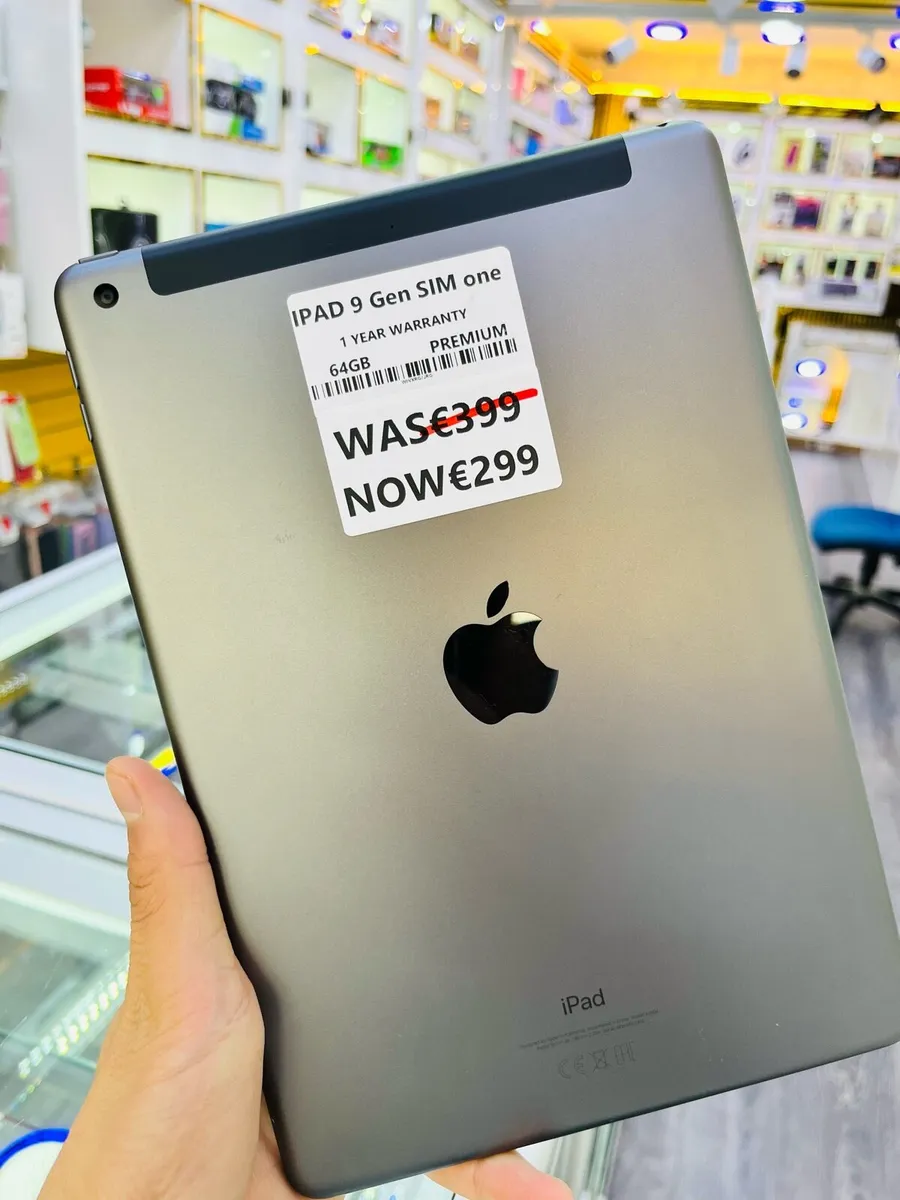 🔥IPAD 9 Gen WiFi +Sim 64GB 1YEAR WTY✅ - Image 1