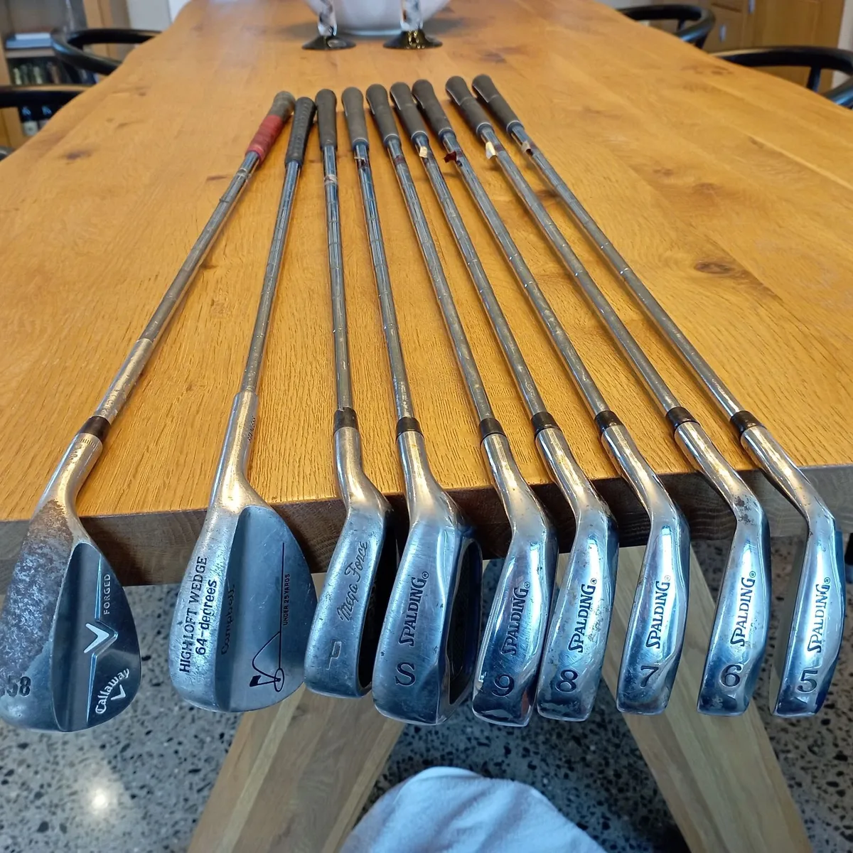 Golf clubs including golf bag - Image 3