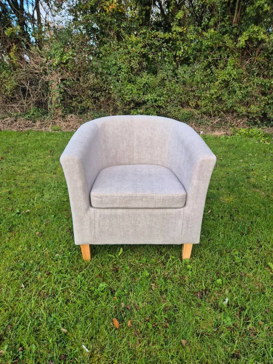 Tub Chair - Grey - Image 1