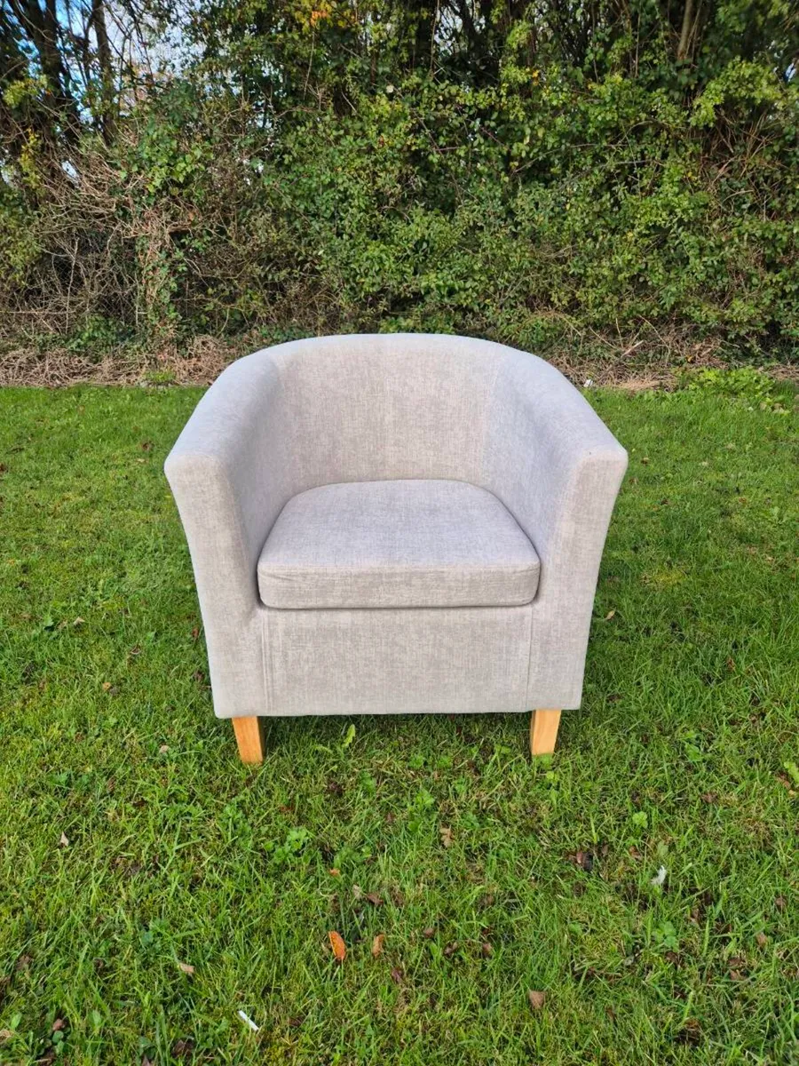 Tub Chair - Grey - Image 2