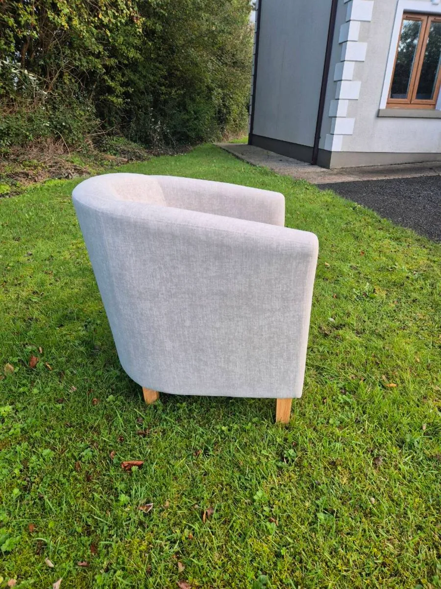 Tub Chair - Grey - Image 3