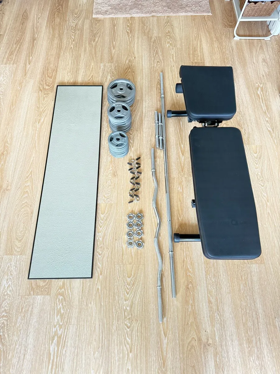 Mirafit 50kg spinlock weight set - Image 2
